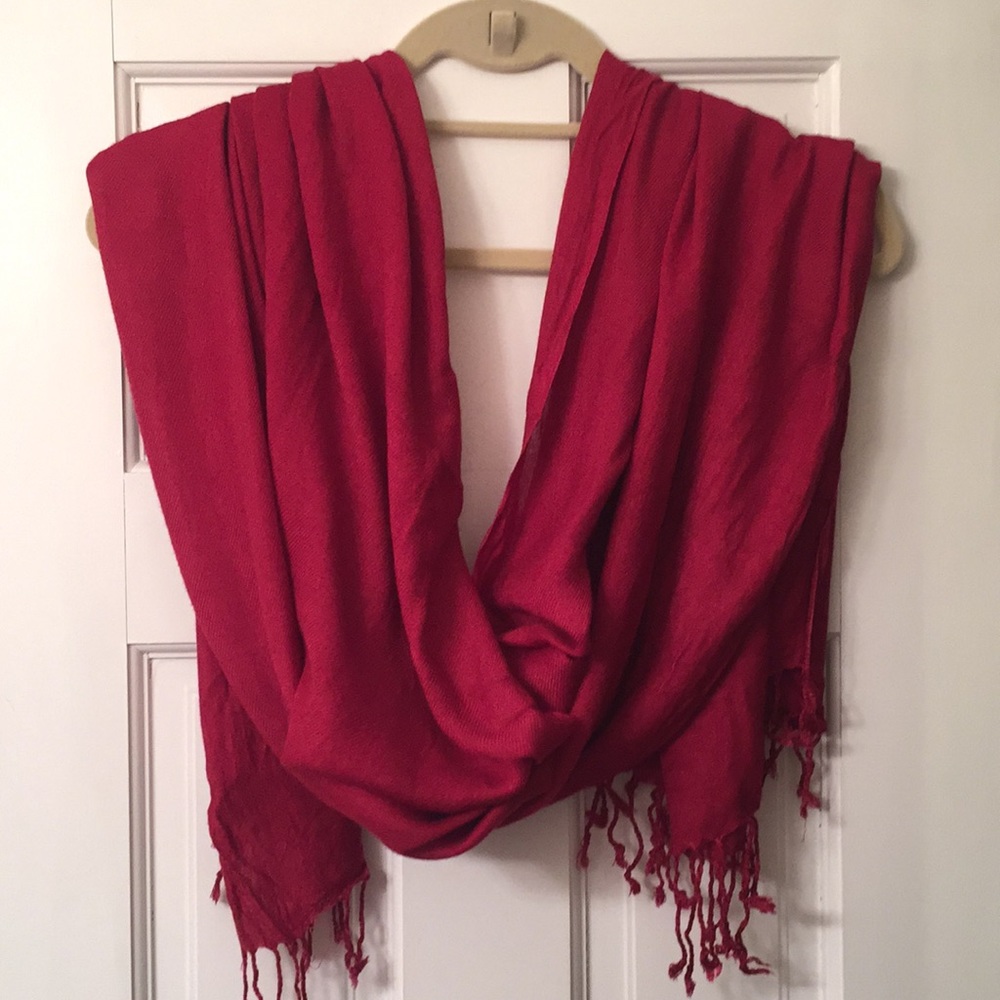 Vibrant Red Pashmina